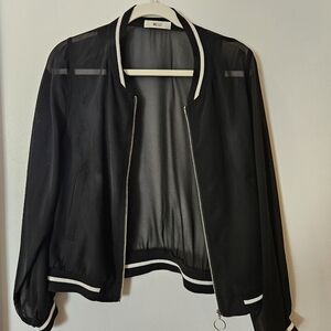 Black Sheer Women's Jacket
